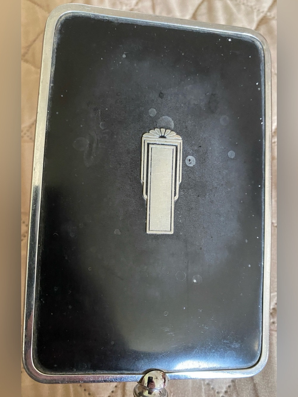 Vintage 20s Flapper Hand Held Ornate Vanity Mirror Art Deco - Picture 4 of 9